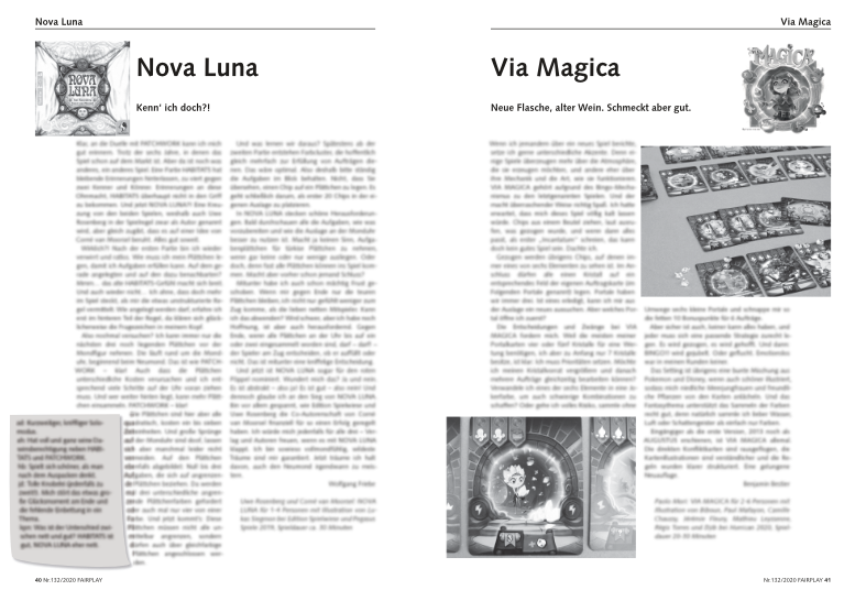 Vorschaubild Fairplay 132: Nova Luna, Via Magica