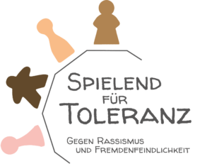 Logo von Spielend für Toleranz